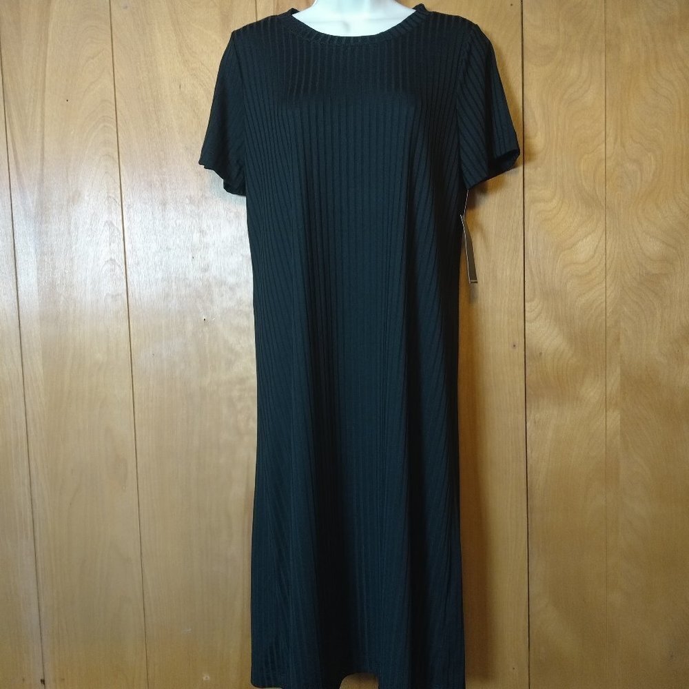 MAUDYE JAYNE WOMEN'S XS BLACK SHORT SLEEVE DRESS NEW